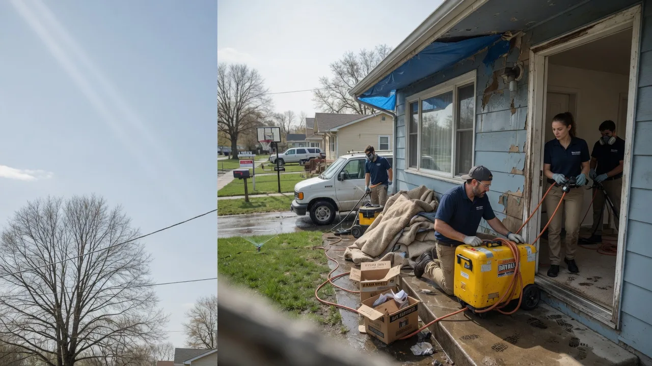 Basement Flood Cleanup in Logan, KS near me